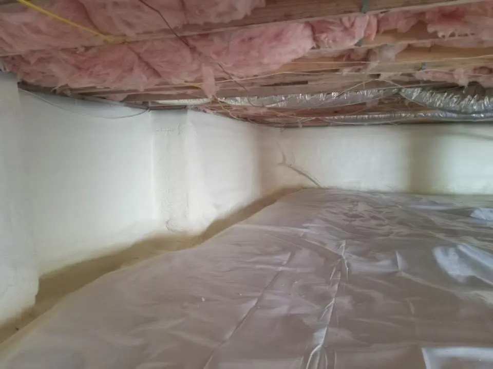 Crawl space encapsulation with closed-cell spray foam for Spray Foam Roofing in Pacific
